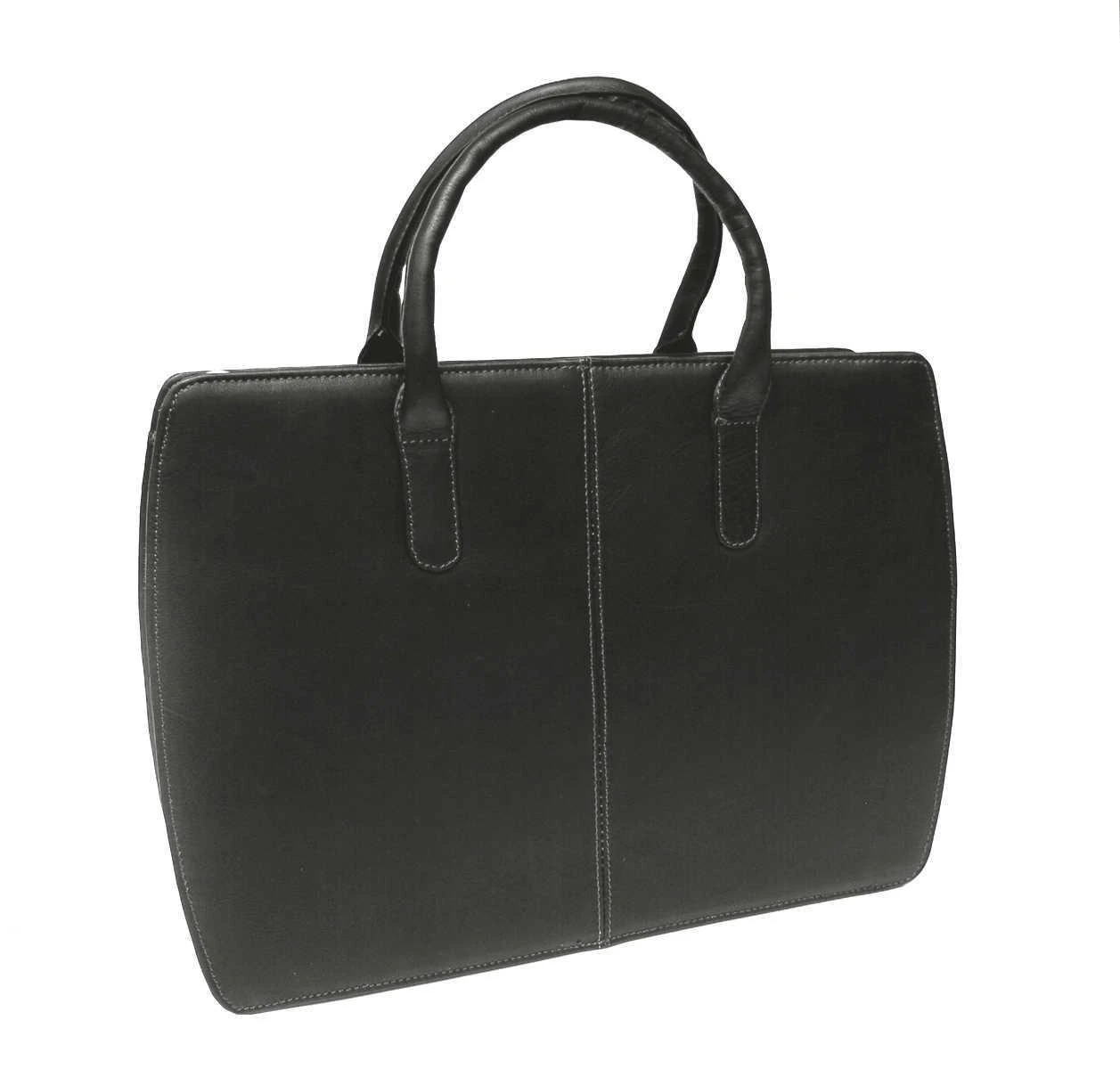 Piel Leather Women's Portfolio – Full-Grain Leather Top-Zip Slim Briefcase 7 Piel Leather Women's Portfolio – Full-Grain Leather Top-Zip Slim Briefcase - Image 5