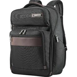 Samsonite Kombi Large Business Backpack – Ballistic Nylon & Leather Professional 15.6" Laptop Bag -Luggage Pros Store samsonite kombi large backpack 4