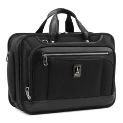 Travelpro Platinum Elite Shadow Black Expandable Business Brief – Premium 15.6" Laptop Bag with Leather Accents 16 Travelpro Platinum Elite Shadow Black Expandable Business Brief – Premium 15.6" Laptop Bag with Leather Accents -Luggage Pros Store travelpro platinum elite expandable business brief 5