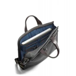 TUMI Alpha 3 Slim Deluxe Portfolio – Black FXT Ballistic Nylon Professional Laptop Briefcase -Luggage Pros Store tumi alpha 3 slim deluxe portfolio 5