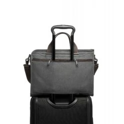 TUMI Alpha 3 Slim Deluxe Portfolio – Black FXT Ballistic Nylon Professional Laptop Briefcase -Luggage Pros Store tumi alpha 3 slim deluxe portfolio 6